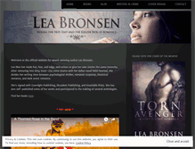 Tablet Screenshot of leabronsen.com